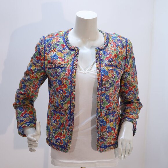 J Crew floral lady jacket in Liberty® Margaret Annie print Size 6 NWT - Picture 7 of 7
